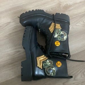 Zara combat boots
